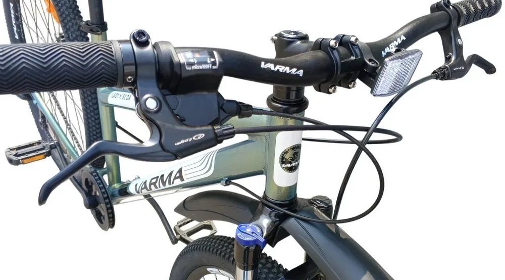 Велосипед 29" Varma Lady H92DA р.17", 7ск. серо-белый ал. ВРТ