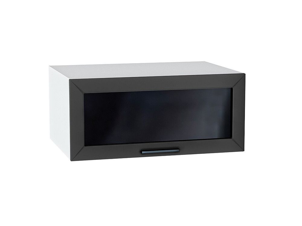 Шкаф верхний горизонтальный остекленный глубокий Глетчер