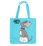 Тканевая сумка "Шнауцер - ешьте сами"