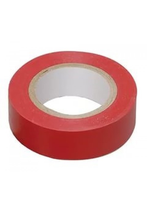 Изолента ПВХ 19мм красный (20м)