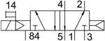 MVH-5-3/8-L-B Распределитель с электроуправлением