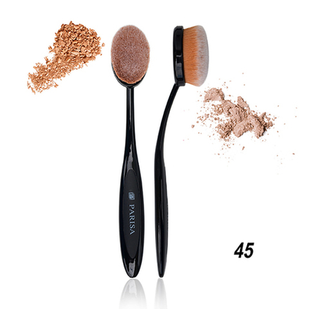 Parisa Кисть профессиональная P-45, для нанесения тональных флюидов и кремов