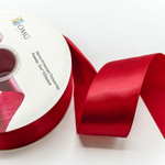 Лента Атласная 5см х 110м Полиэстер класс А (Красный)