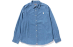 A Bathing Ape One Point Light Weight Denim L S Shirt