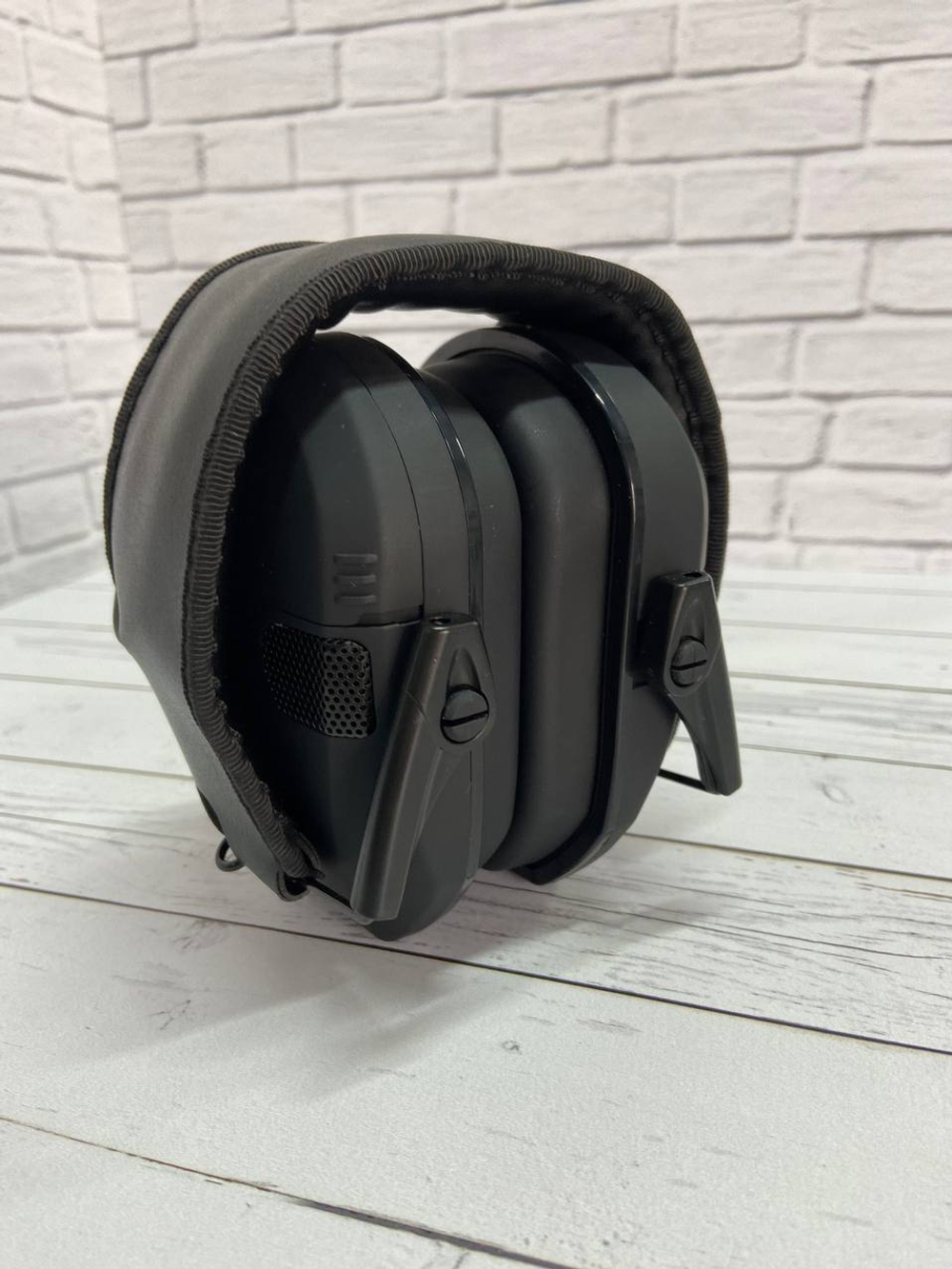 Тактические наушники с шумопоглощением / Черные