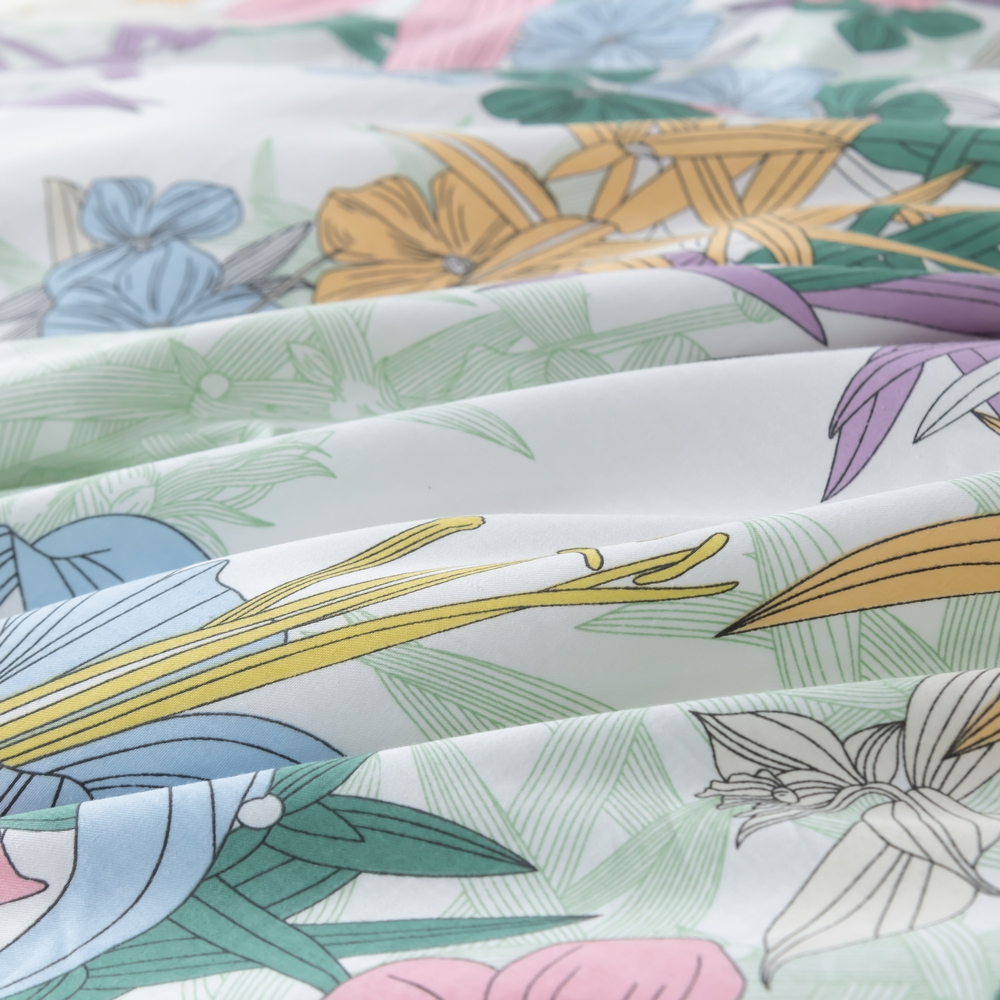 Комплект постельного белья Делюкс Сатин 100% хлопок L602