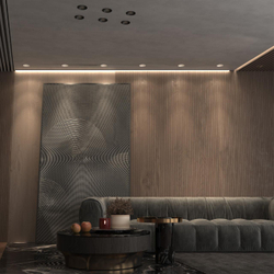 358911 SPOT NT22 442 черный Встраиваемый светодиодный светильник с переключателем цветовой температуры IP20 LED 3000К\4000К\6000К 18W 220V LANG