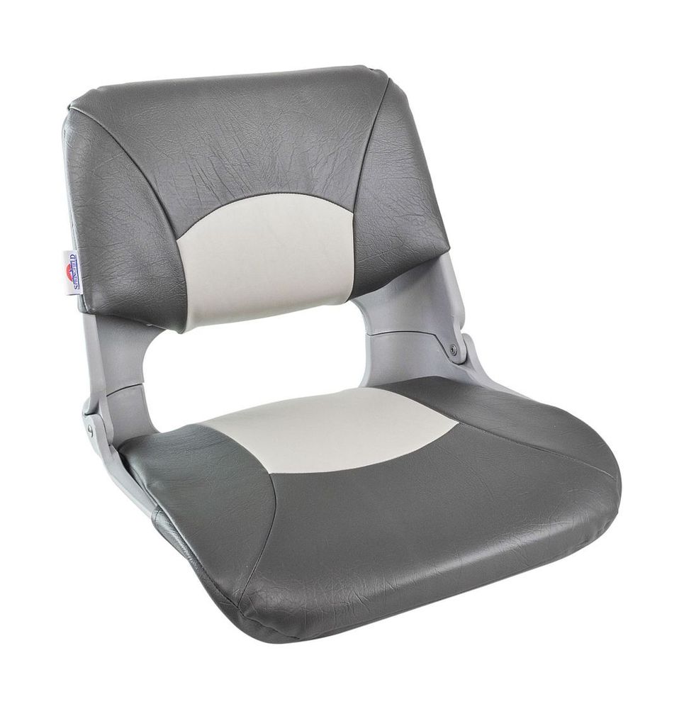Кресло складное мягкое SKIPPER, серый/темно-серый