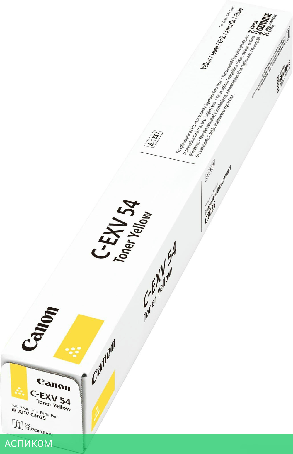 Картридж Canon C-EXV 54Y желтый (1397С002)