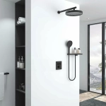 Душевая система Vincea Inspire VSFW-3I21MT2RMB черная матовая