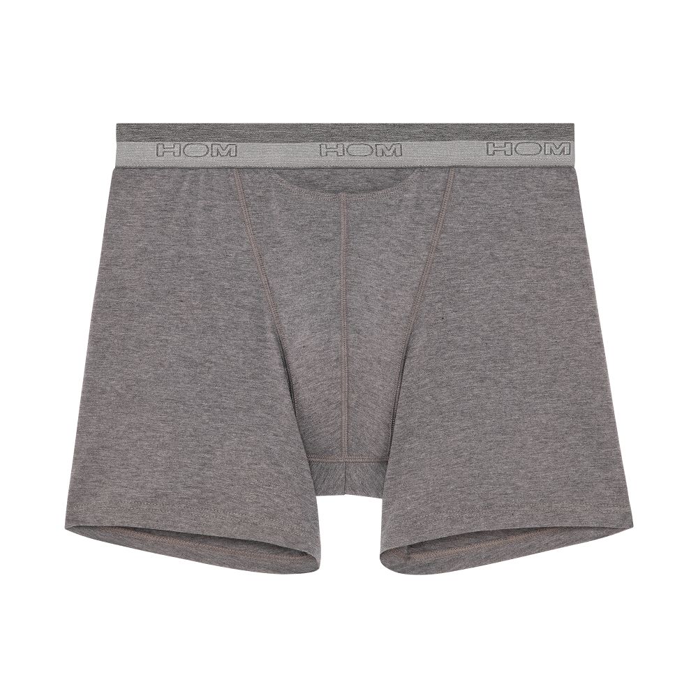 Мужские трусы боксеры удлиненные серые HOM HO1 Long Boxer Briefs HO1 359519_4000ZU