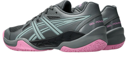 Детские теннисные кроссовки Asics Gel-Powerbreak GS - steel grey/ocean haze