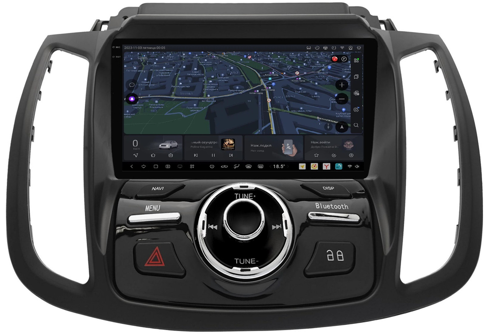 Магнитола для Ford Kuga 2 2012-2019 (для SYNC) - Carmedia SF-9203-4 QLed+2K, Android 13, UIS7870 (DUDU7), CarPlay, SIM-слот