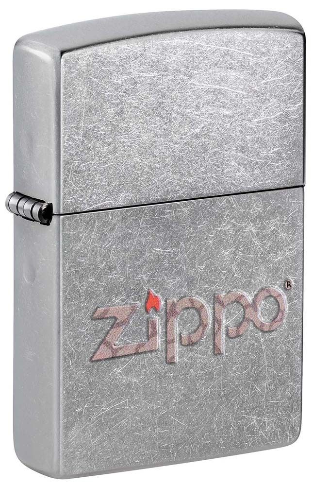 Зажигалка Zippo Classic с покрытиемStreet Chrome™, латунь/сталь, серебристая, матовая, 38x13x57 мм