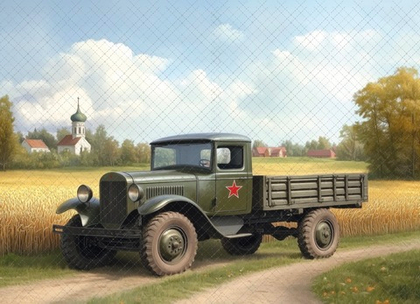 Автомобиль 9-е Мая - №2- фон неопреновый