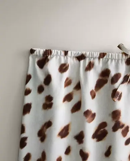 ZARA HOME БРЮКИ С ПРИНТОМ, ЛЕОПАРДОВЫЙ