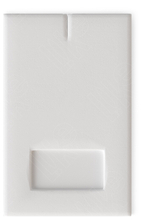 Вкладыш 13/наклонный/для подвески/окошко для бирки/прорезь для нитки