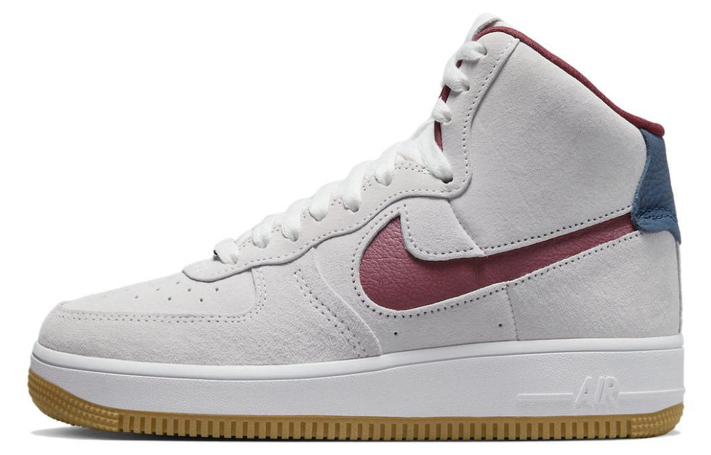 Кроссовки Nike Air Force 1 Sculpt "Grey Suede" (Женская размерная сетка)