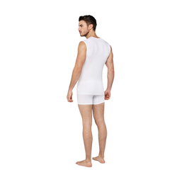 Мужские майка белая с глубоким вырезом  Doreanse 2015