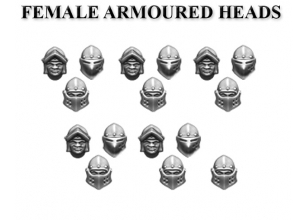 FWSRAC06       Female armoured heads