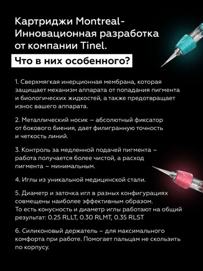 Картриджи TINEL | Инновационные модули для татуажа