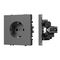 Механизм электрической розетки SCT-NOBE-MEU1-SFPL-GR (230V, 16A) Arlight 054279