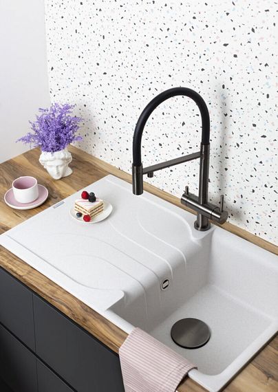 Мойка Omoikiri Yasugata 86-GR Tetogranit/Leningrad grey