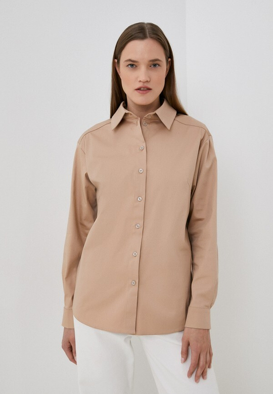 Рубашка женская Anyday Icon Shirt 03, цвет бежевый