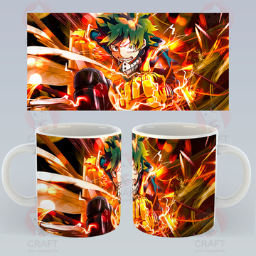 Кружка "Моя геройская академия - Мидория"