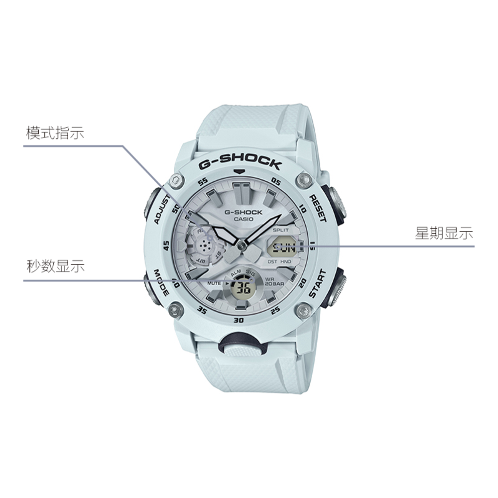 Casio G SHOCK GA2000S 7A