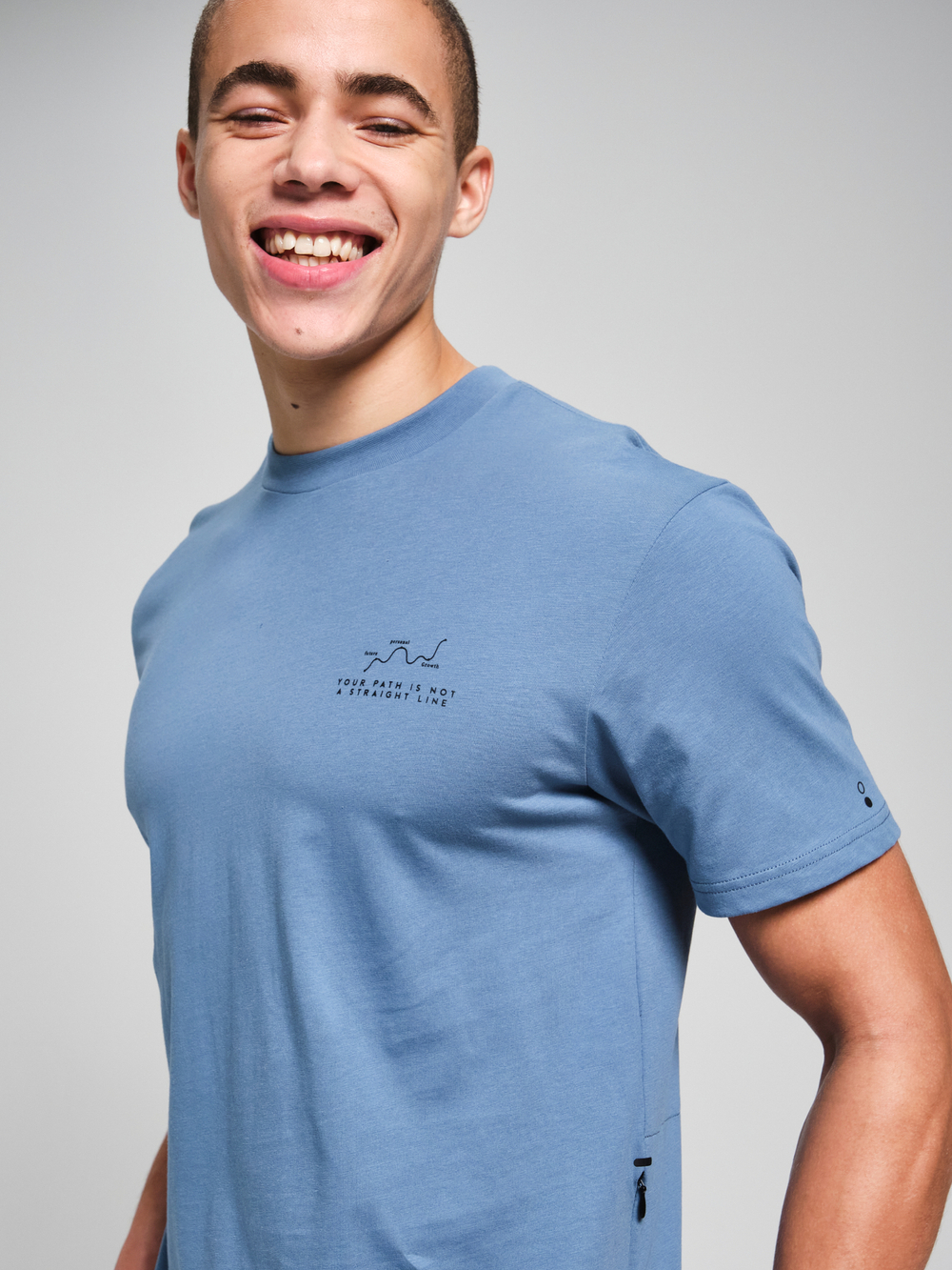 Футболка мужская ORIGINAL CREATOR PATH T-SHIRT, Светло-синий