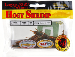 Мягкая приманка Lucky John Series HOGY SHRIMP 2,2in (56 мм), цвет 085, 10 шт.