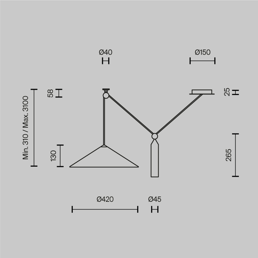Подвесной светильник Maytoni P080PL-01W