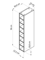 Навесной кухонный модуль Виола, 60 см