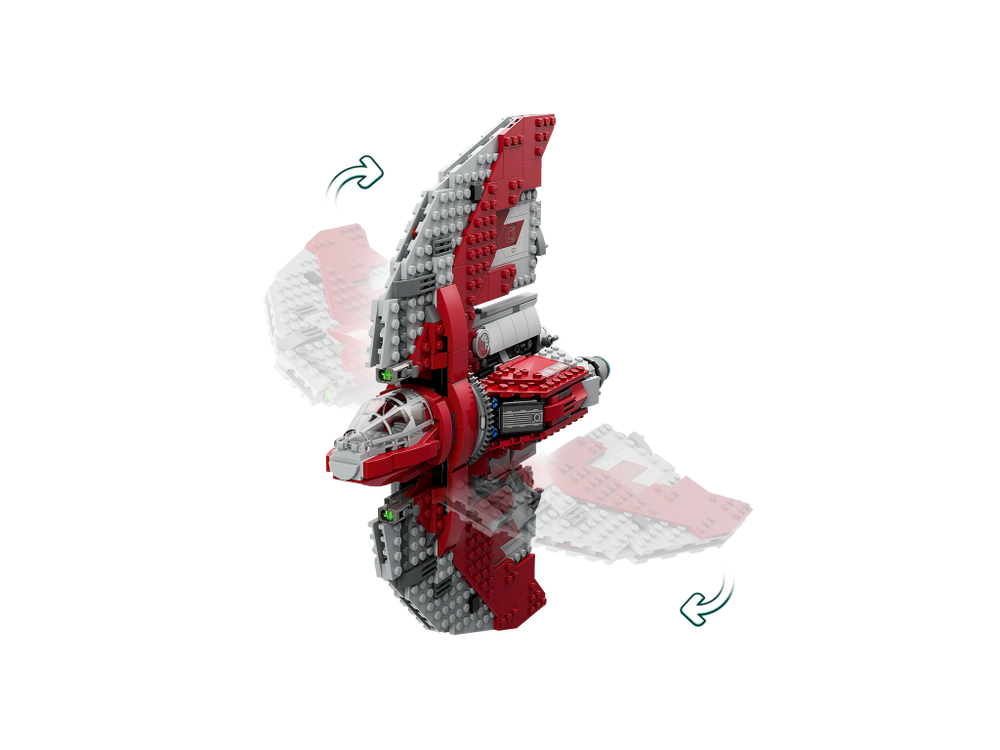 Конструктор лего Star Wars 75362 "Джедайский шаттл T-6 Асоки Тано"