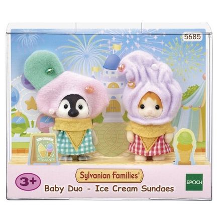 Sylvanian Families - Набор "Ледяные малыши" с фигуркой пингвина и котенка 5685