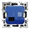 Выключатель встраиваемый VOLTUM S70 карточный 16А, (черный матовый) vls010708