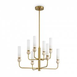 Люстра на штанге Freya Sunspot FR5482CL-08BS