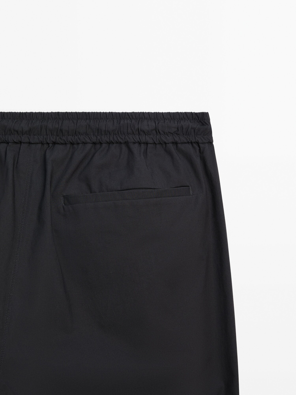 Massimo Dutti Брюки из поплина, темно-синий