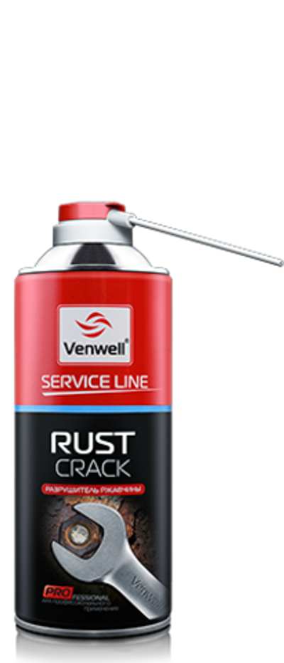 VW-SL-001RU Venwell Разрушитель ржавчины Rust Crack (аэрозоль) 400 мл