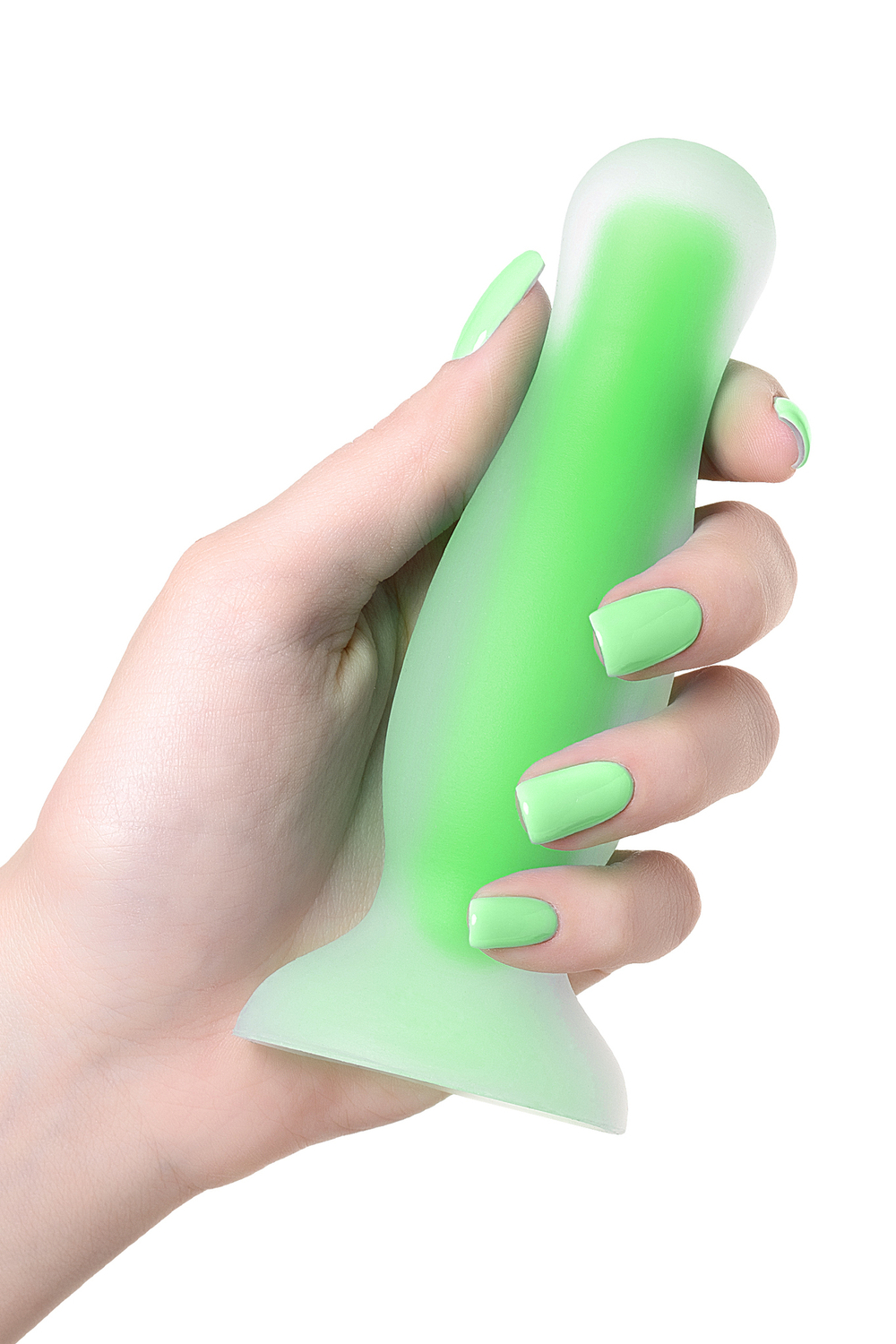 Анальная втулка, светящаяся в темноте зеленая 12,5 см