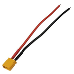 Разъем XT30U-M папа с проводом 10см 18AWG