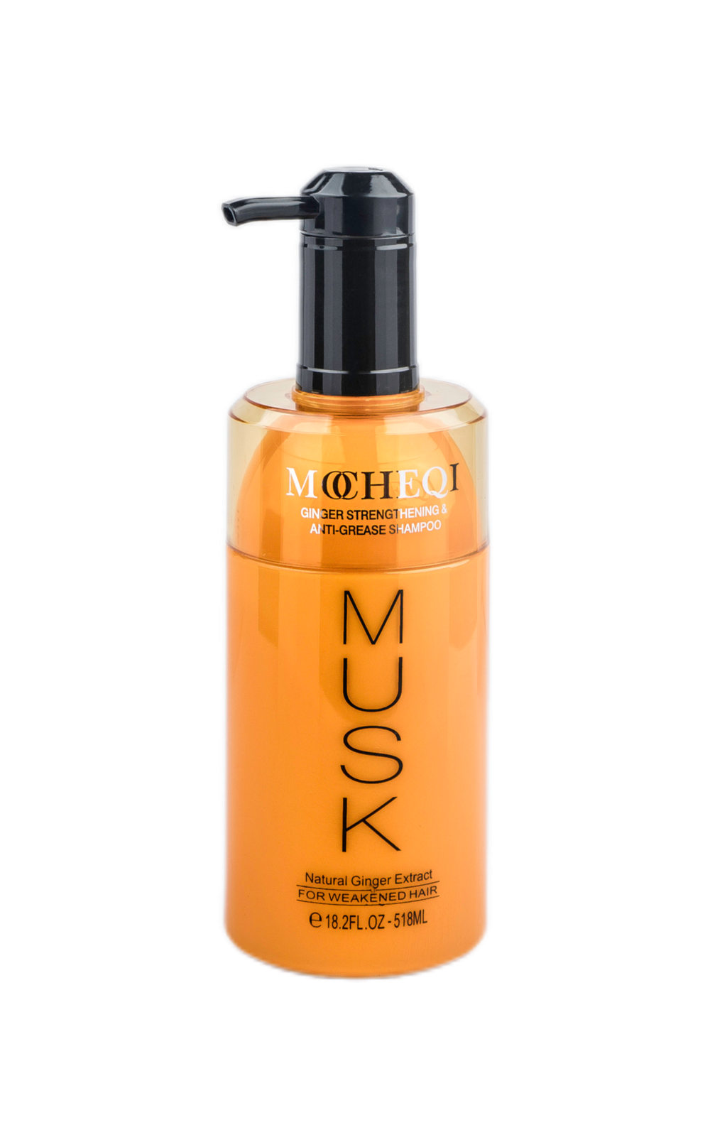 MOCHEQI MUSK SHAMPOO / Шампунь с экстрактом имбиря для поврежденных волос