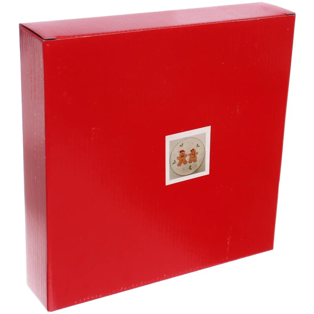 Тарелка керамическая «Пряничные человечки» 22*2см