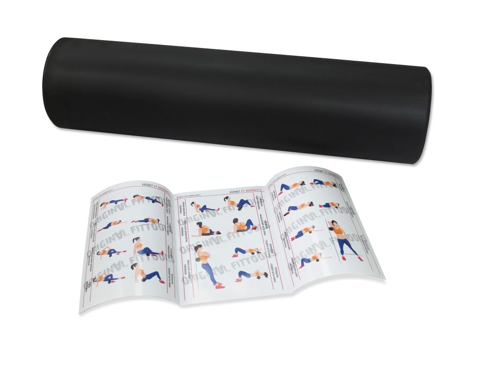 Цилиндр для пилатес EVA 60 см премиум (высокая плотность)