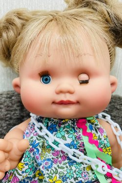 УЦЕНКА Пупс Nines 26см PEPOTE с закрывающими глазками (N804B7)