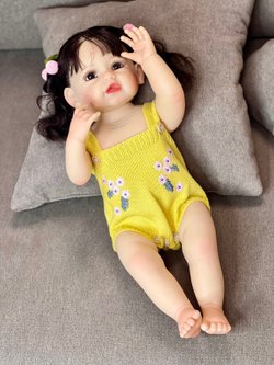 Кукла Реборн виниловая 55см в пакете (FA-308)