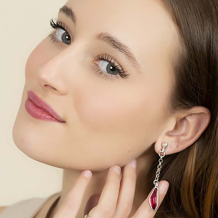 Серьги Ciclon LAGUNA NEGRA ROSA A241605-09