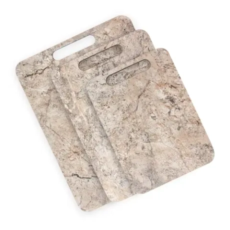 Набор разделочных досок на подставке 3шт ComposeEat Everyday мрамор серый