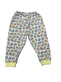 Штанишки с манжетом из кулирки (100% хлопок) на рост 80 см